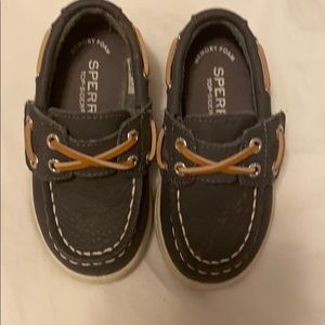 Toddler boy Sperry boat shoes - grey size 6.5